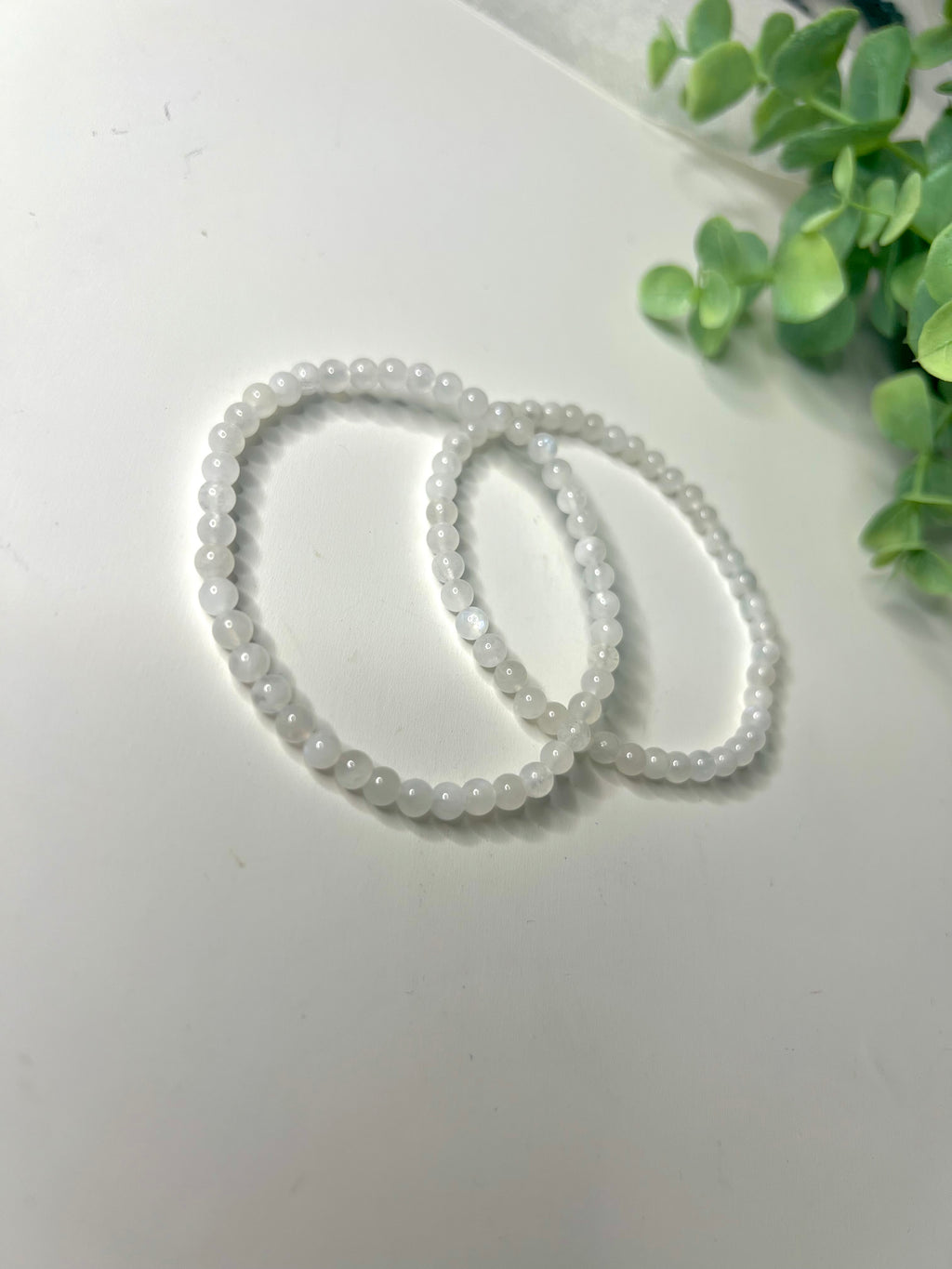 weißer labradorit armband