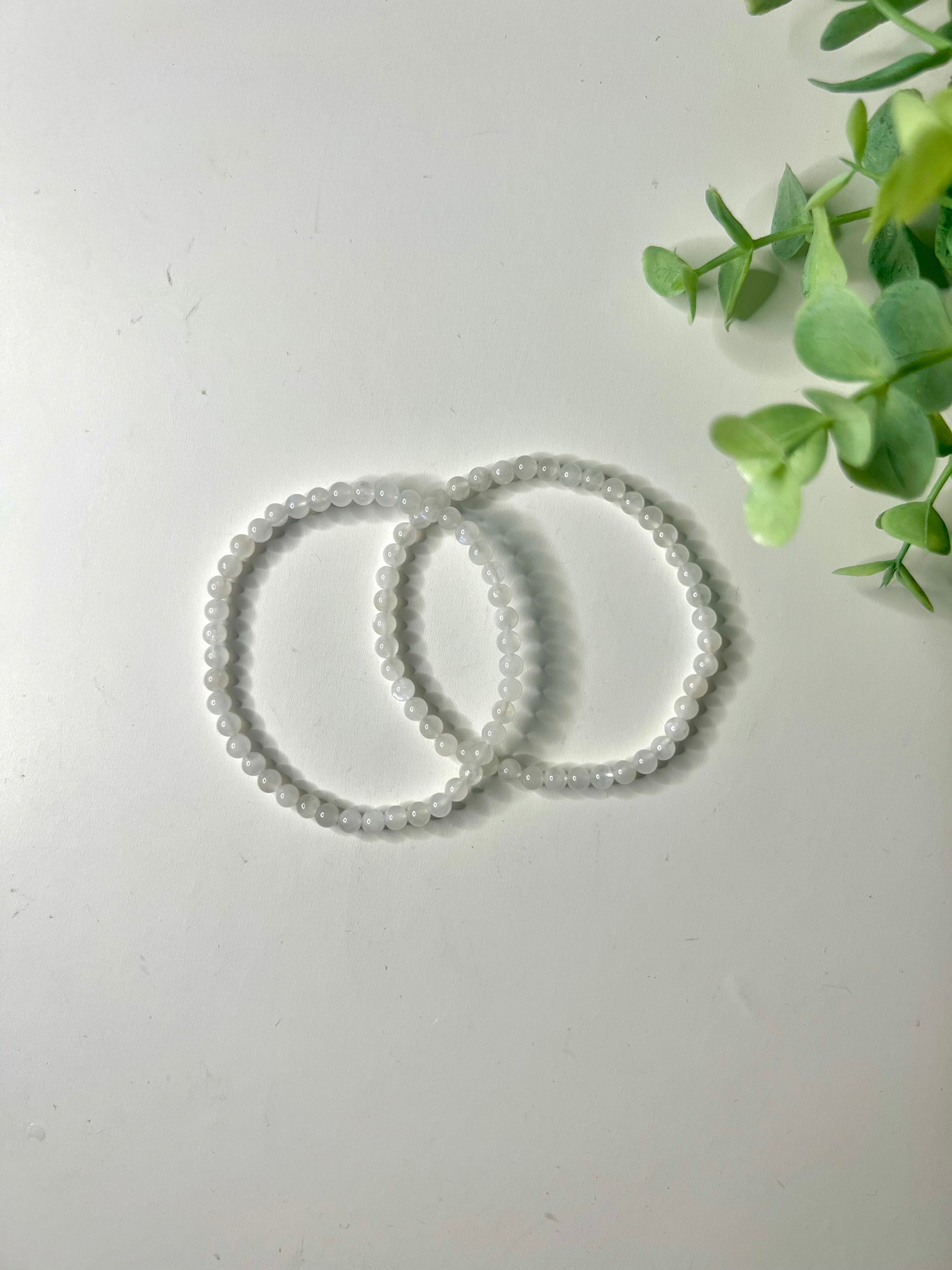 weißer labradorit armband