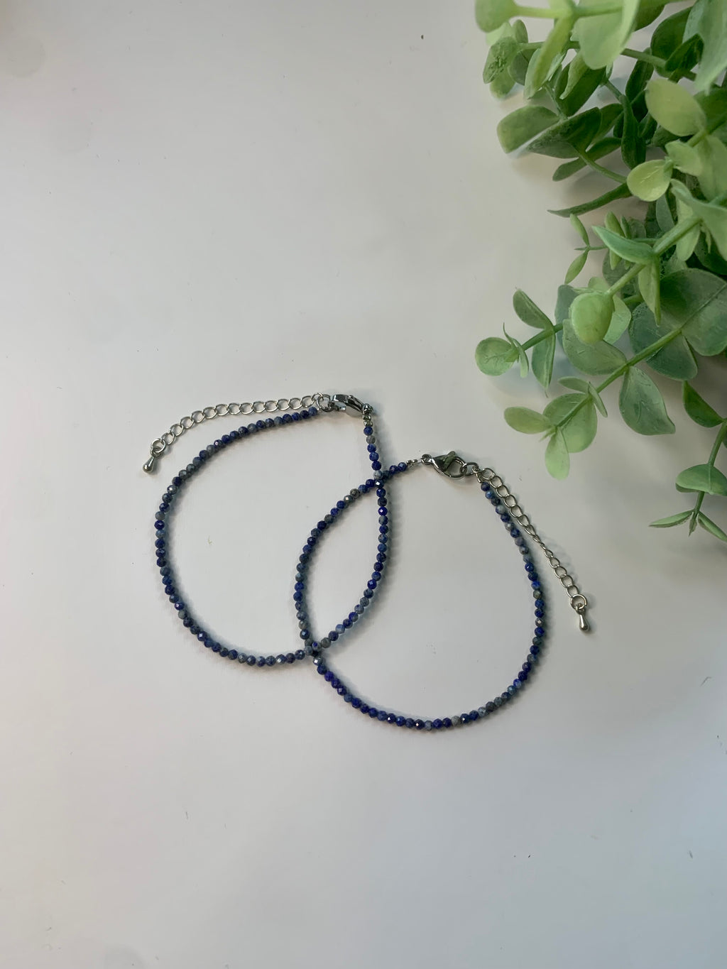 facettiertes lapis lazuli armband