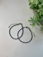facettiertes lapis lazuli armband