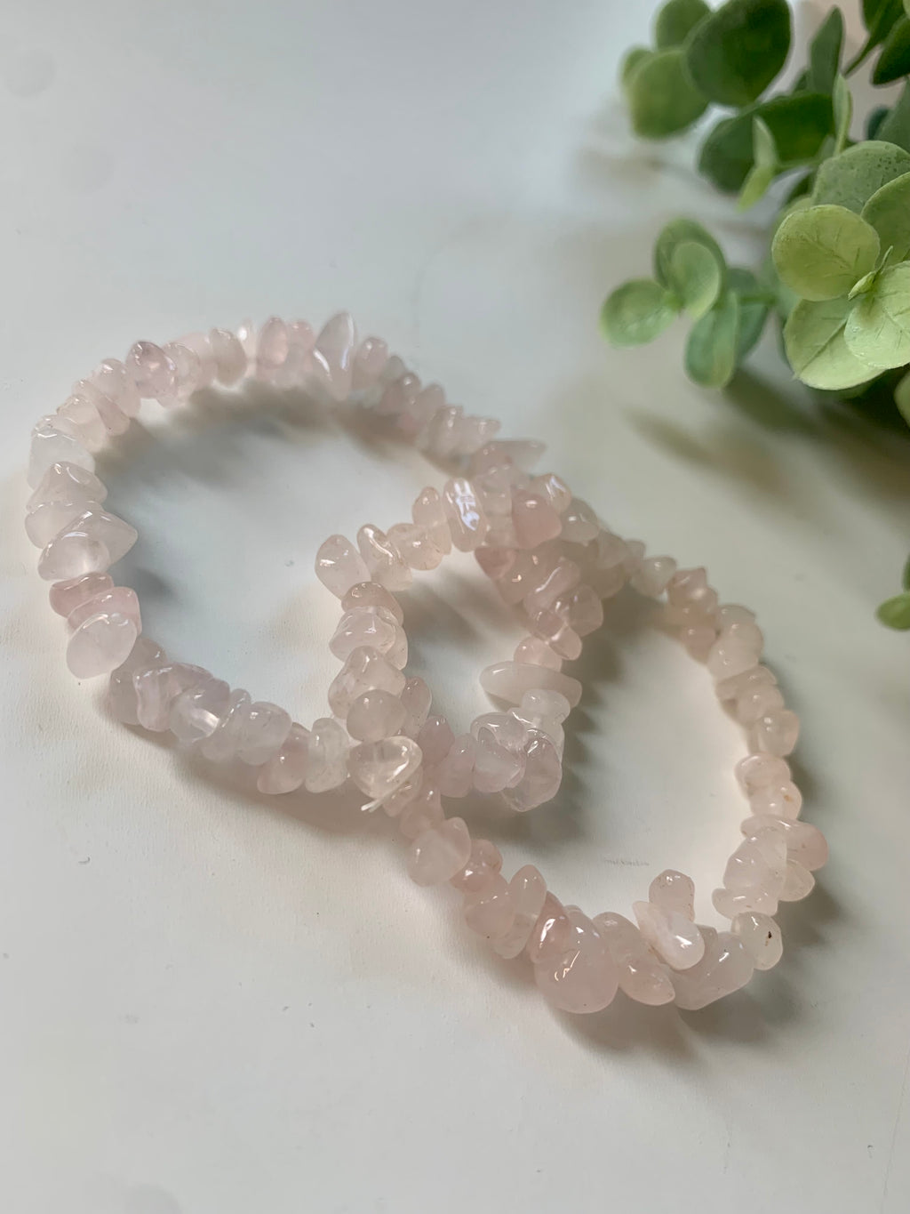 rosenquarz splitterarmband