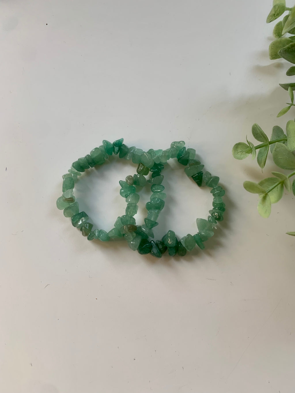 grüner aventurin splitterarmband