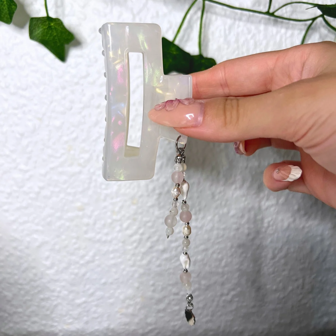 pink shell | haarklammer