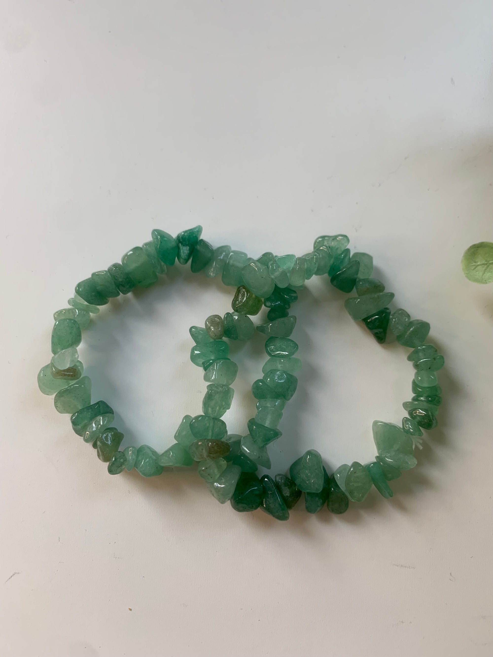 grüner aventurin splitterarmband