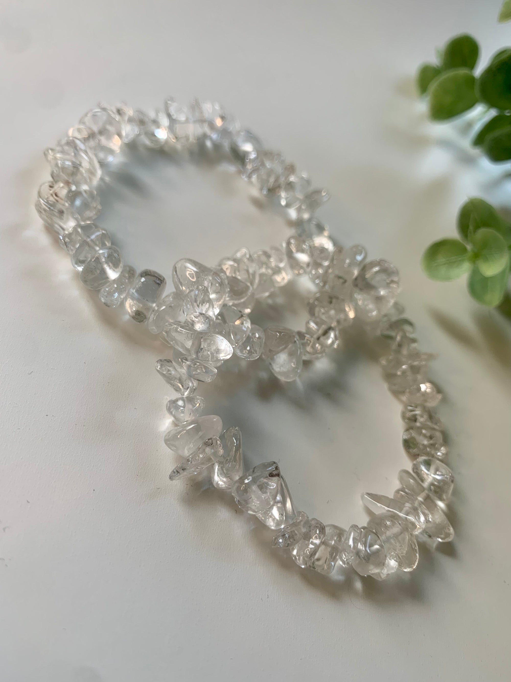 bergkristall splitterarmband