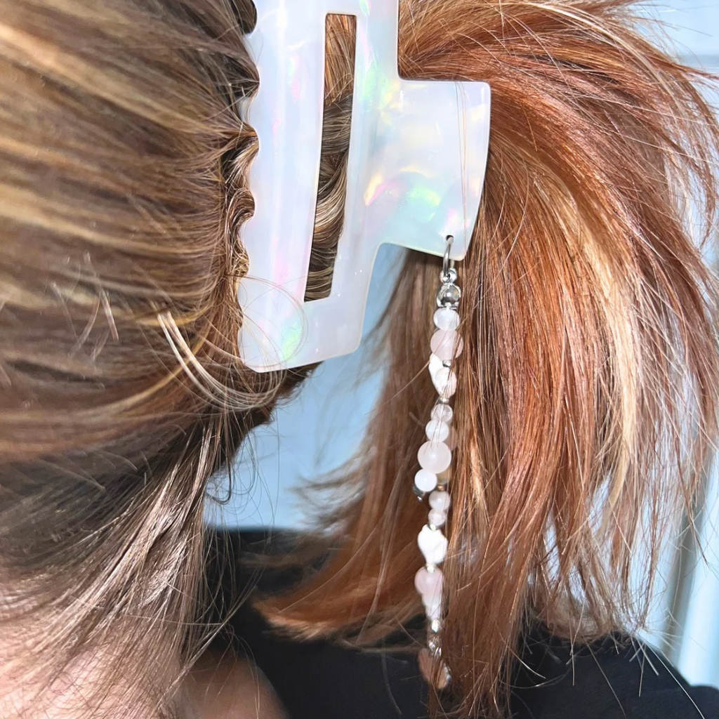 pink shell | haarklammer