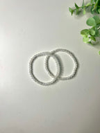 weißer labradorit armband