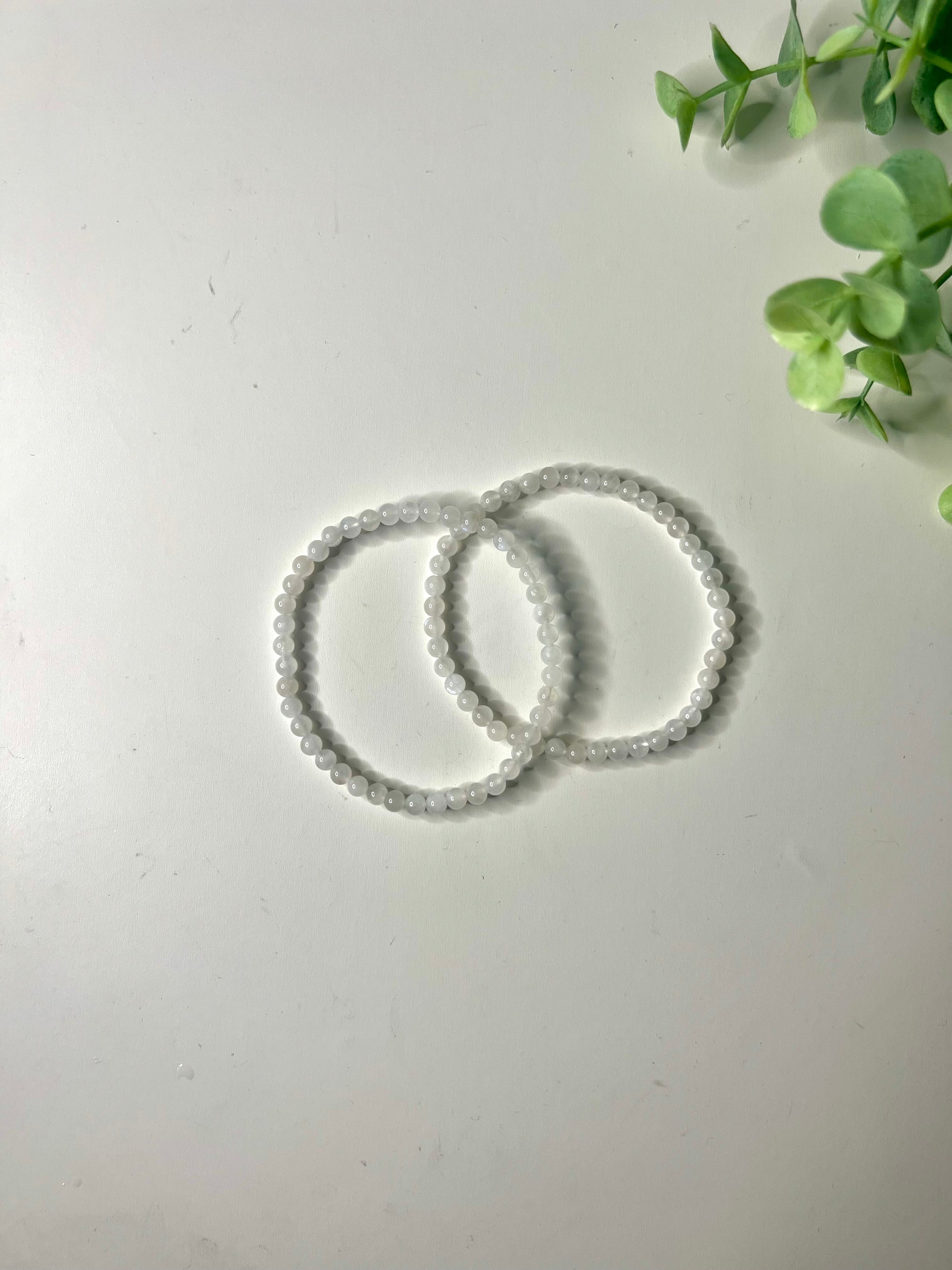 weißer labradorit armband