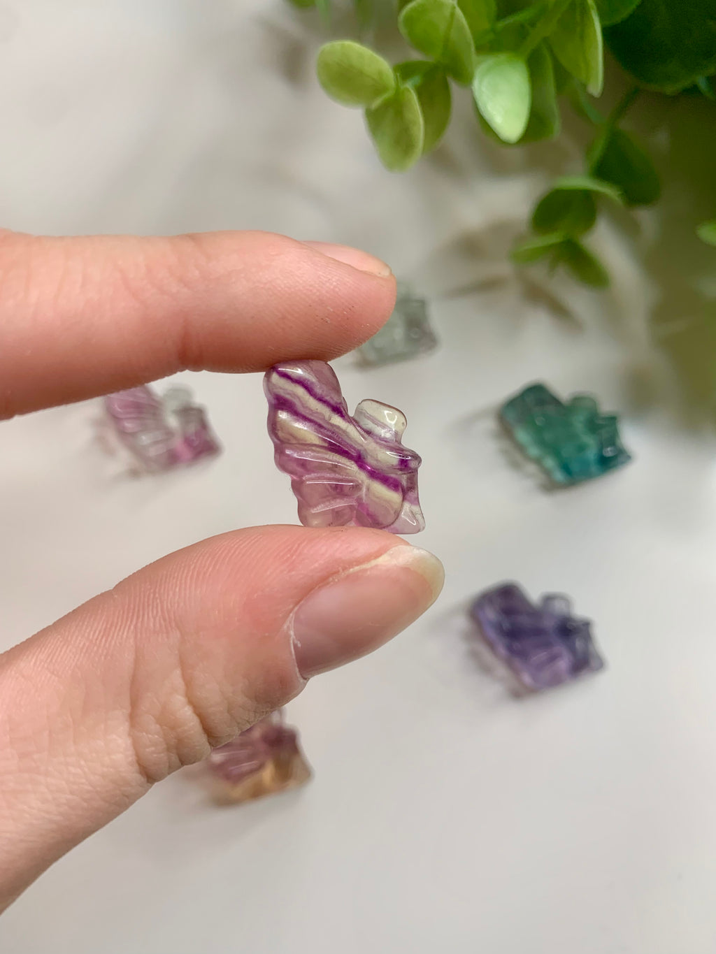 fluorit fee | kleines carving