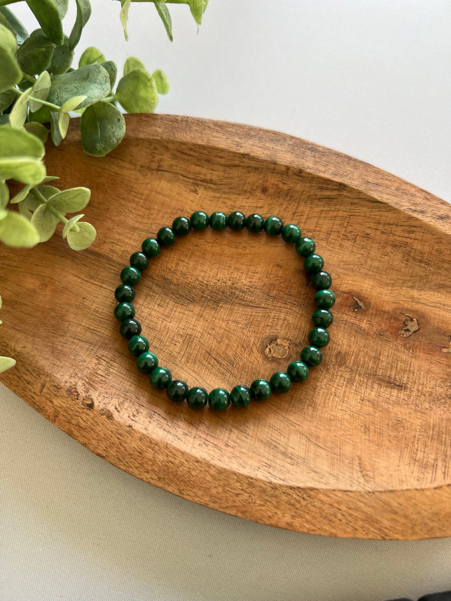 malachit armband 6mm