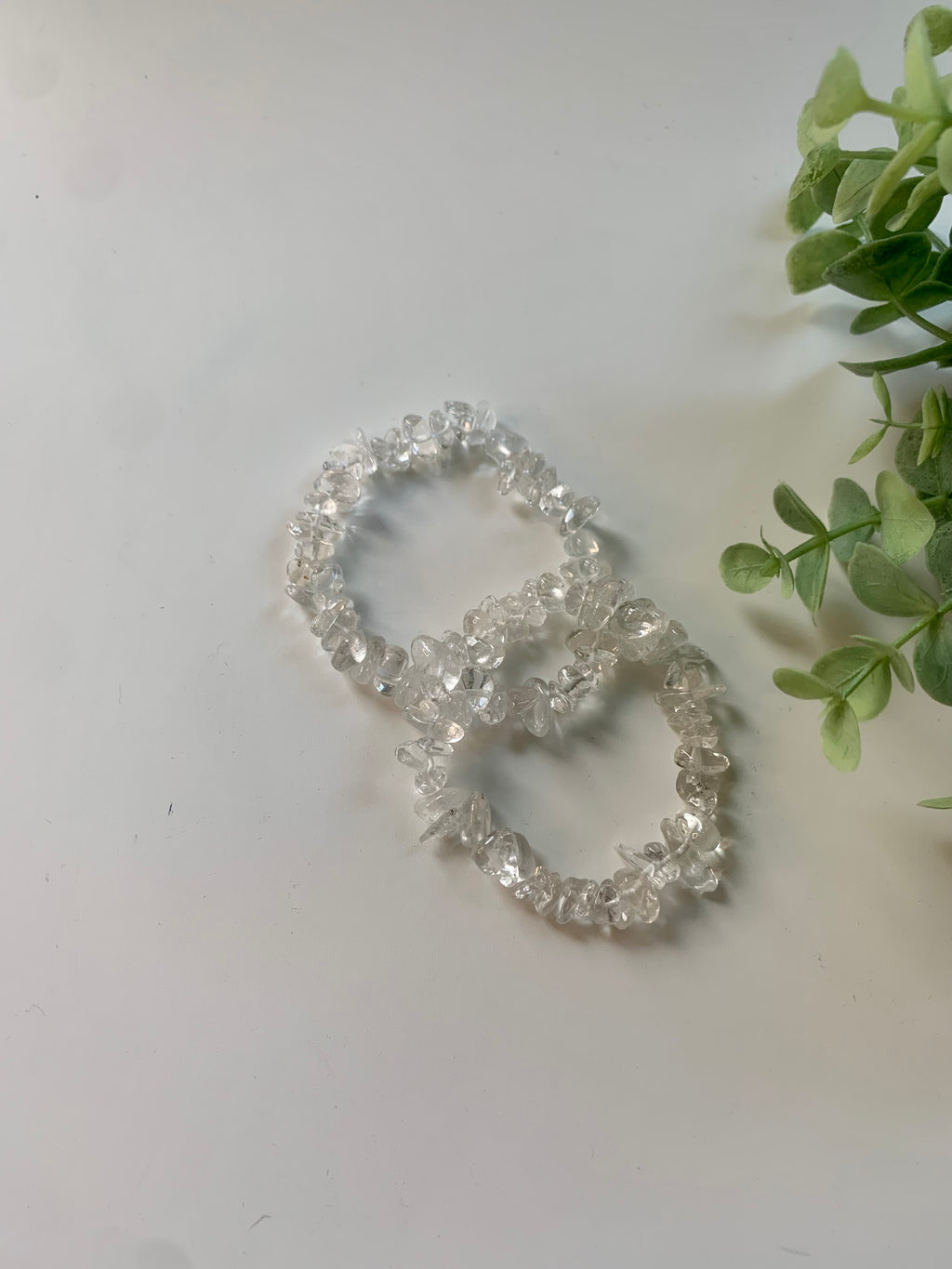 bergkristall splitterarmband