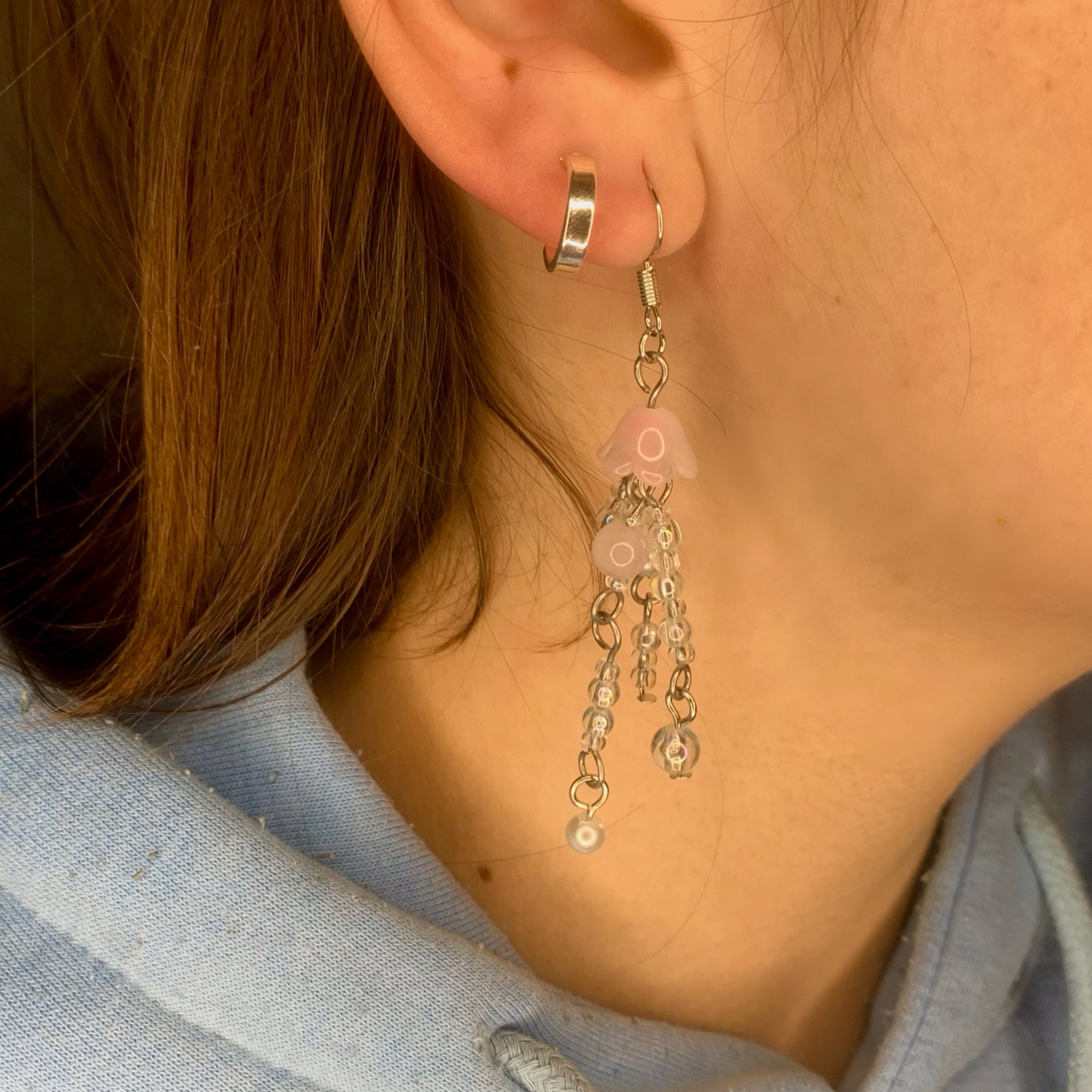 sea lily jellyfish | ohrringe