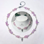 seashore shine (lila) | halskette