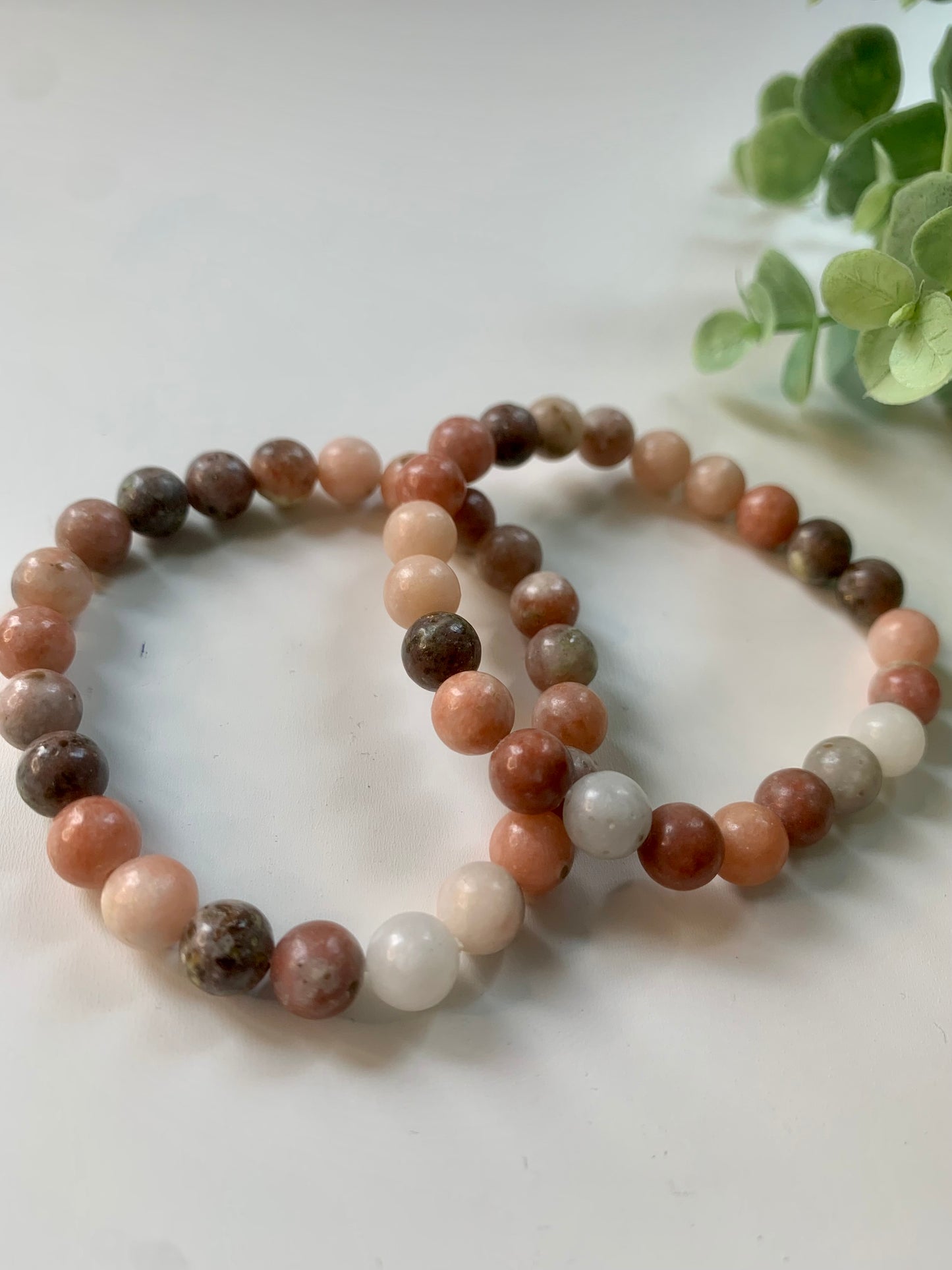 pflaumenblüten achat armband