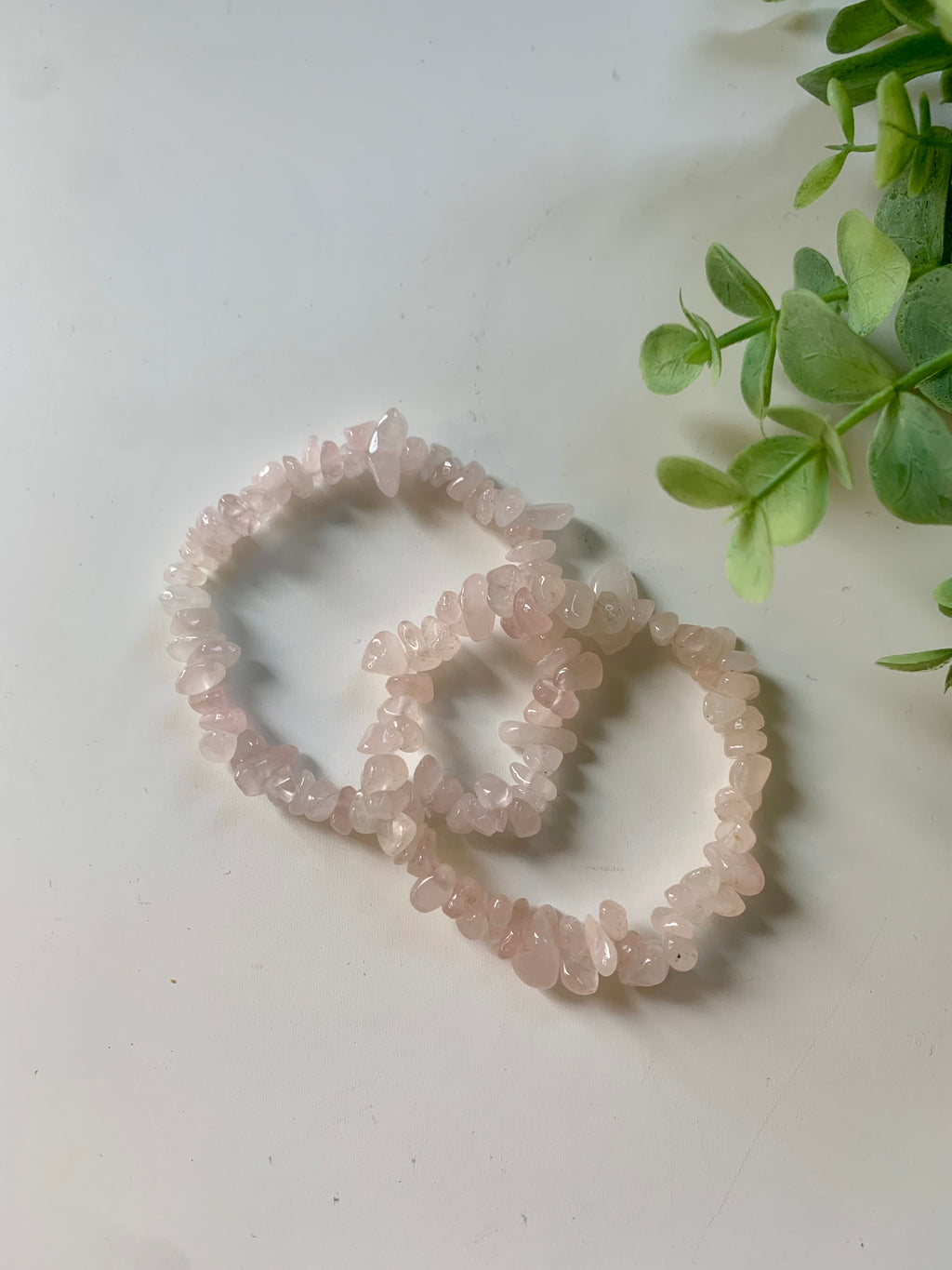 rosenquarz splitterarmband