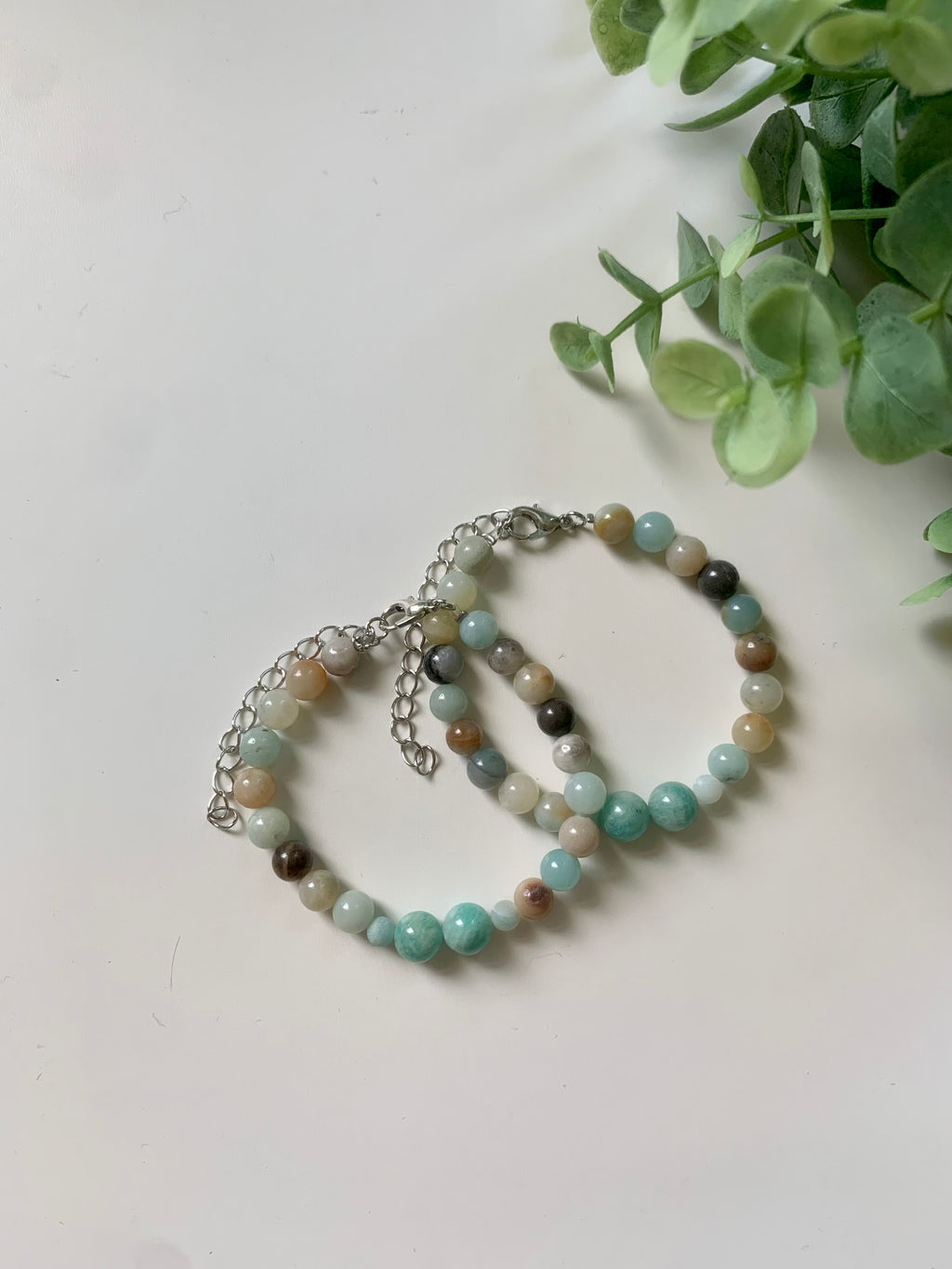 blumen amazonit armband