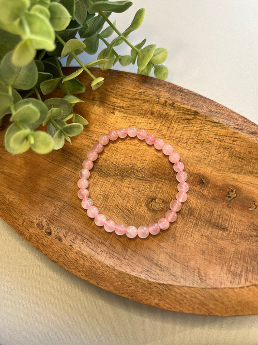 rosenquarz armband