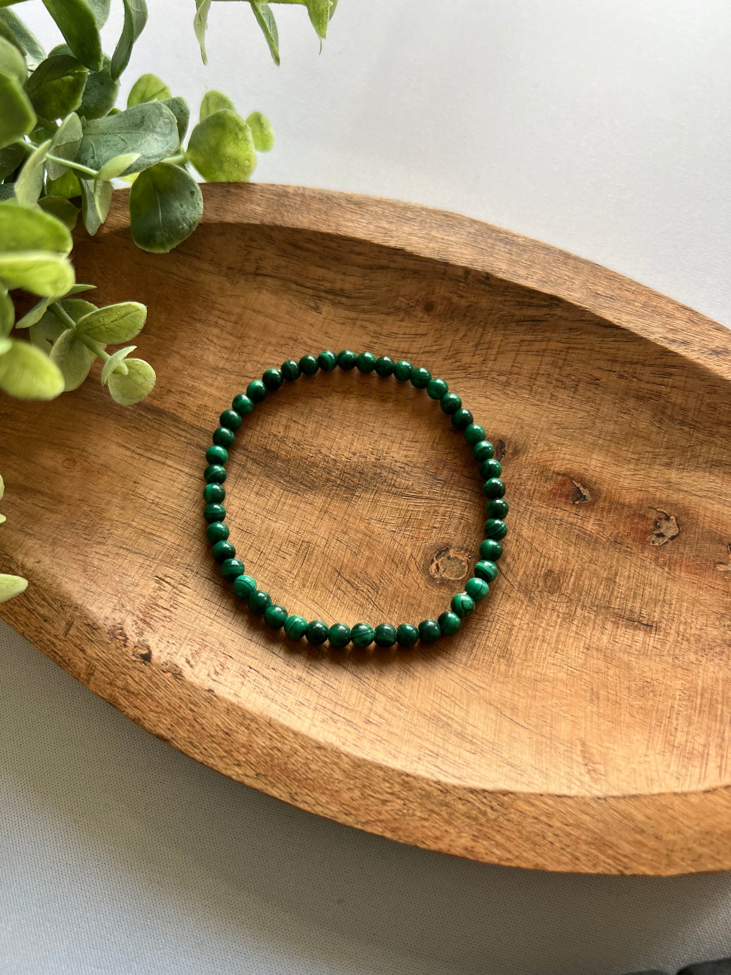 malachit armband 4mm