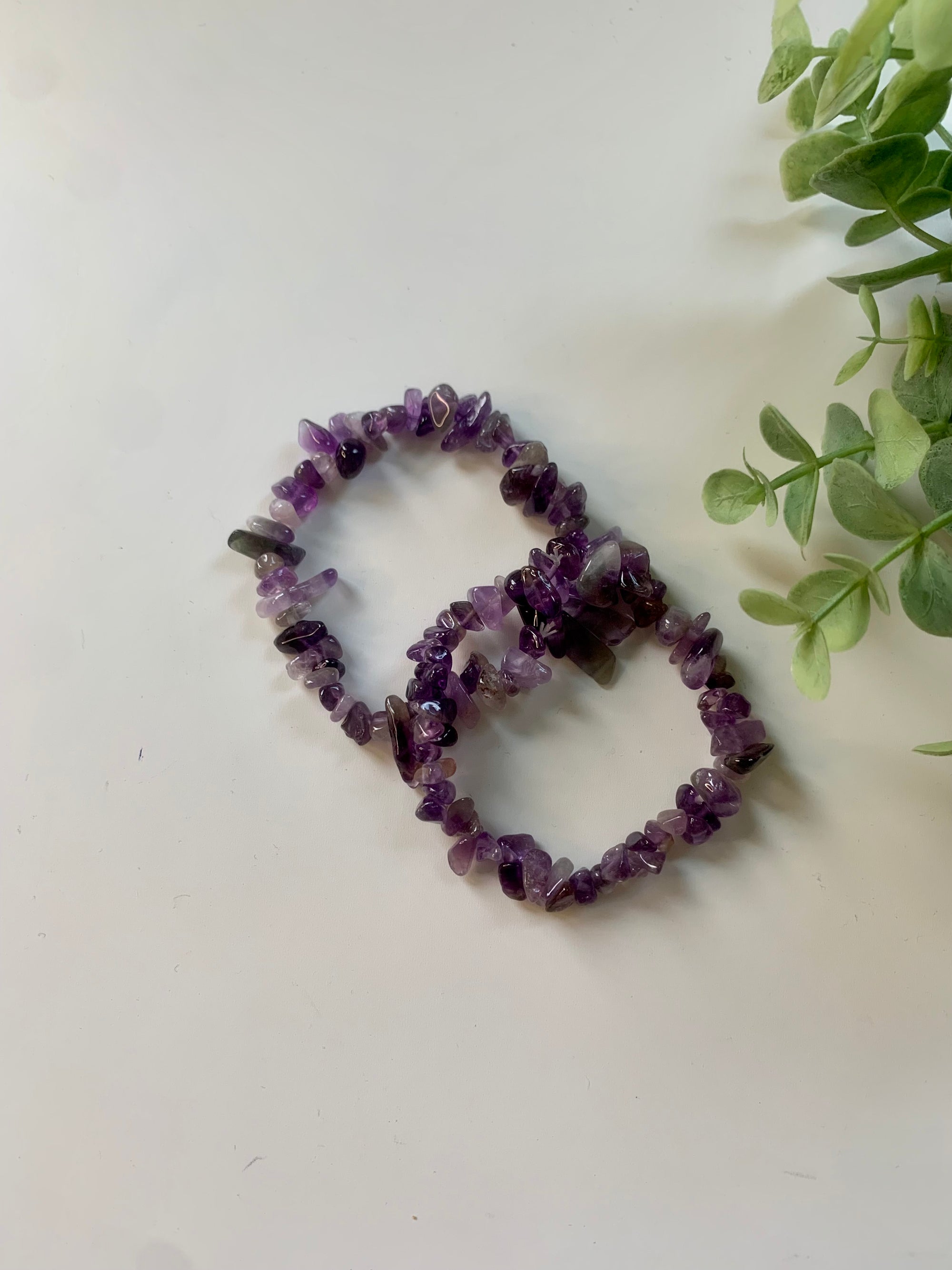 amethyst splitterarmband