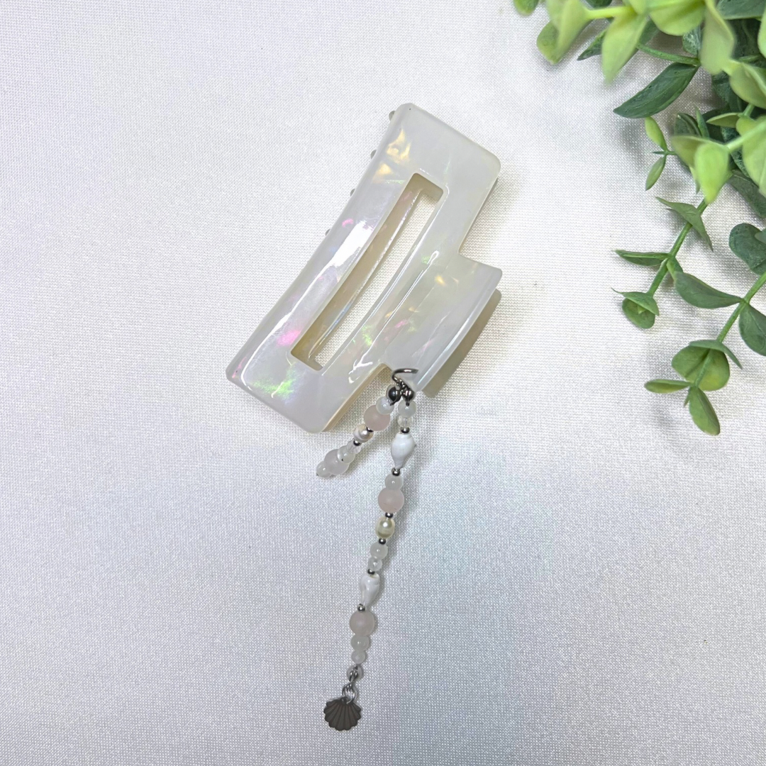 pink shell | haarklammer