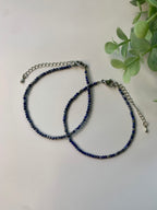 facettiertes lapis lazuli armband