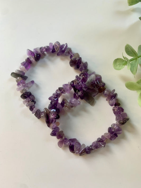 amethyst splitterarmband