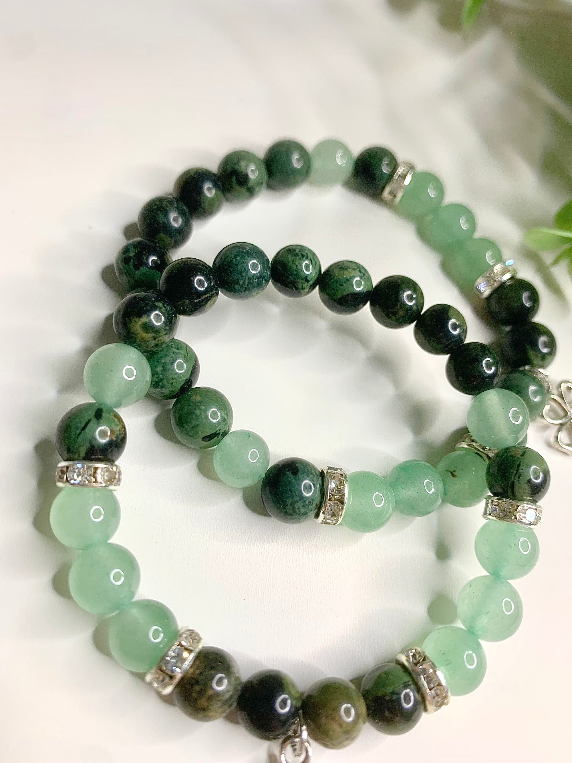 aventurin & kambaba jaspis armband