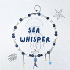 sea whisper | halskette (blau)