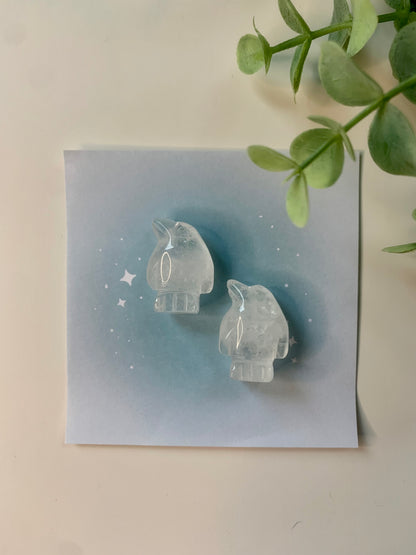 bergkristall pinguin | carving