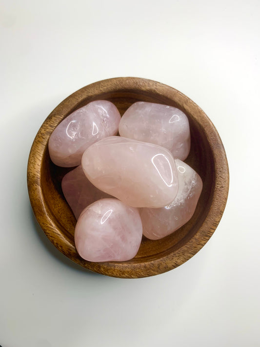 rosenquartz tumble (groß)