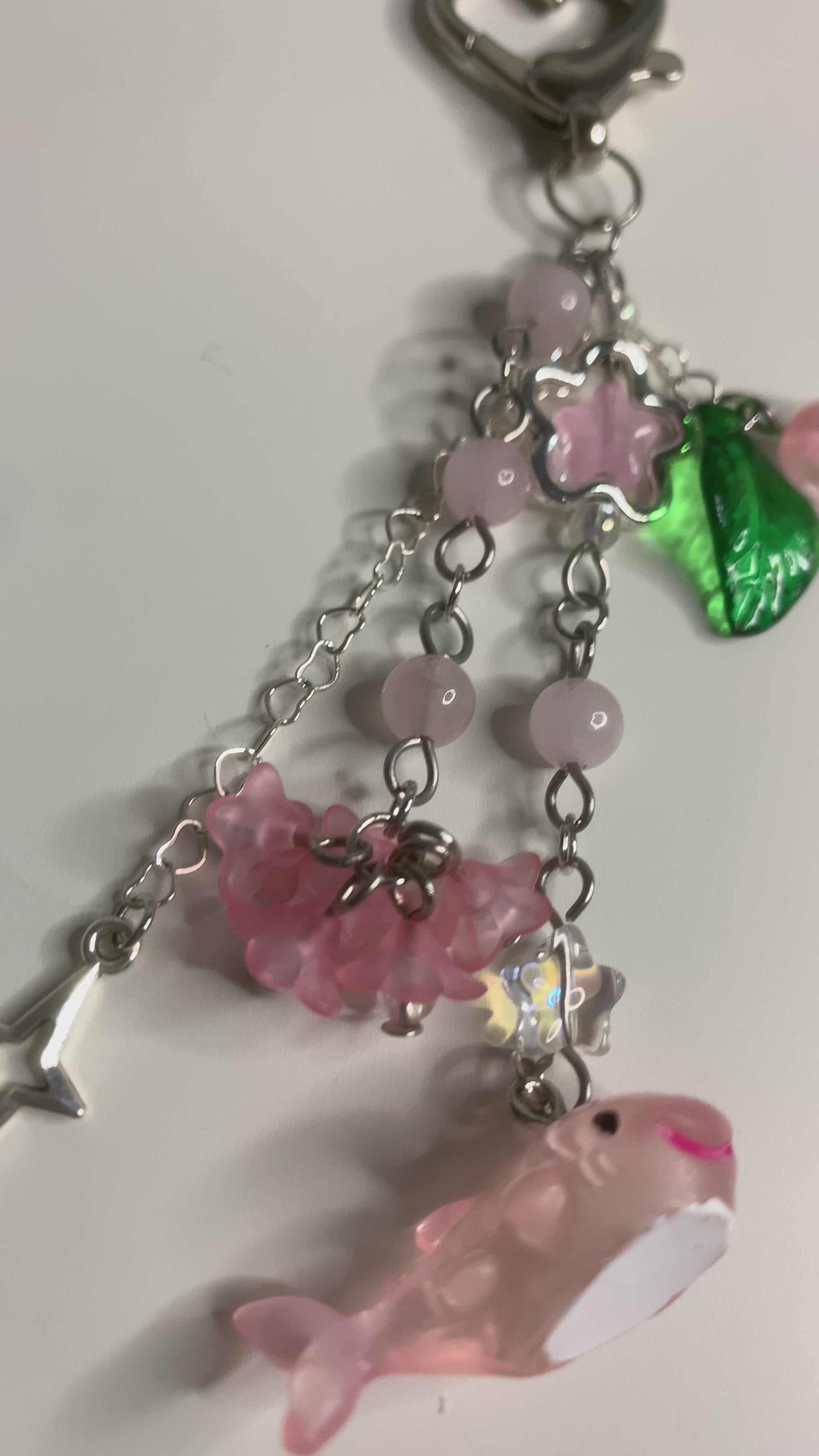 starwave keychain | pink